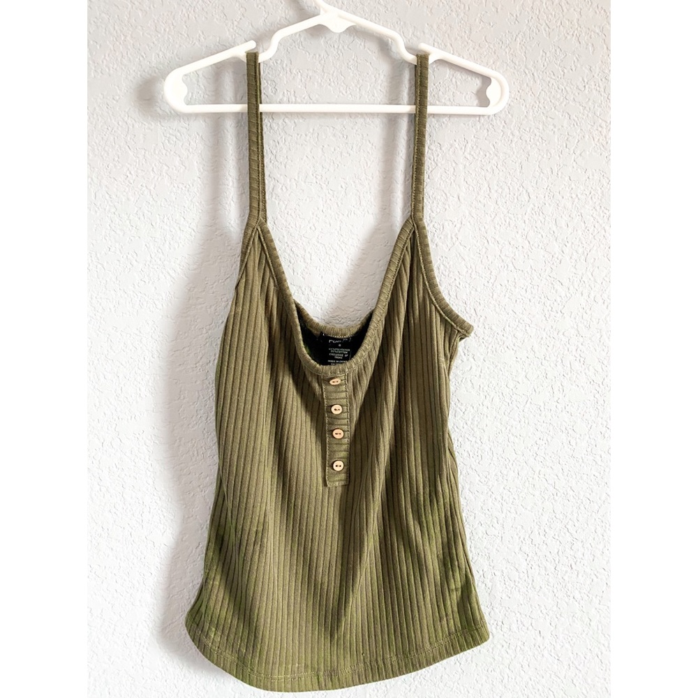 Olive Green Tank Top